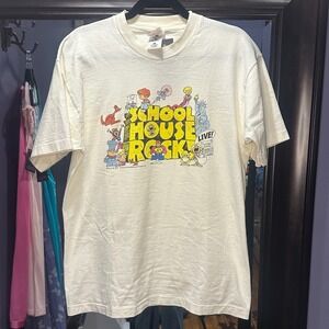 Vintage 97 Schoolhouse Rock Single Stitch T-Shirt Fruit of the Loom USA Made Tee